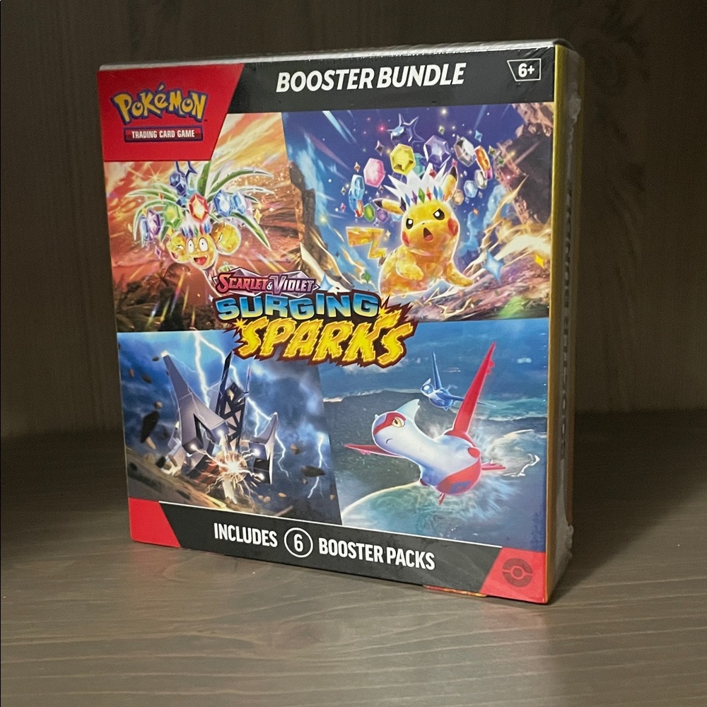 Pokémon TCG: SV Surging Sparks Booster Bundle (NEW, FACTORY SEALED) On Hand!